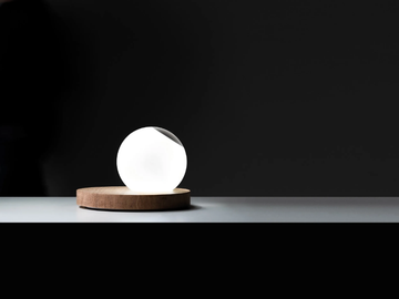 PIGRECO - LED wood and glass table lamp by DAVIDE GROPPI - view 2